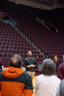 Athletics facilities tour