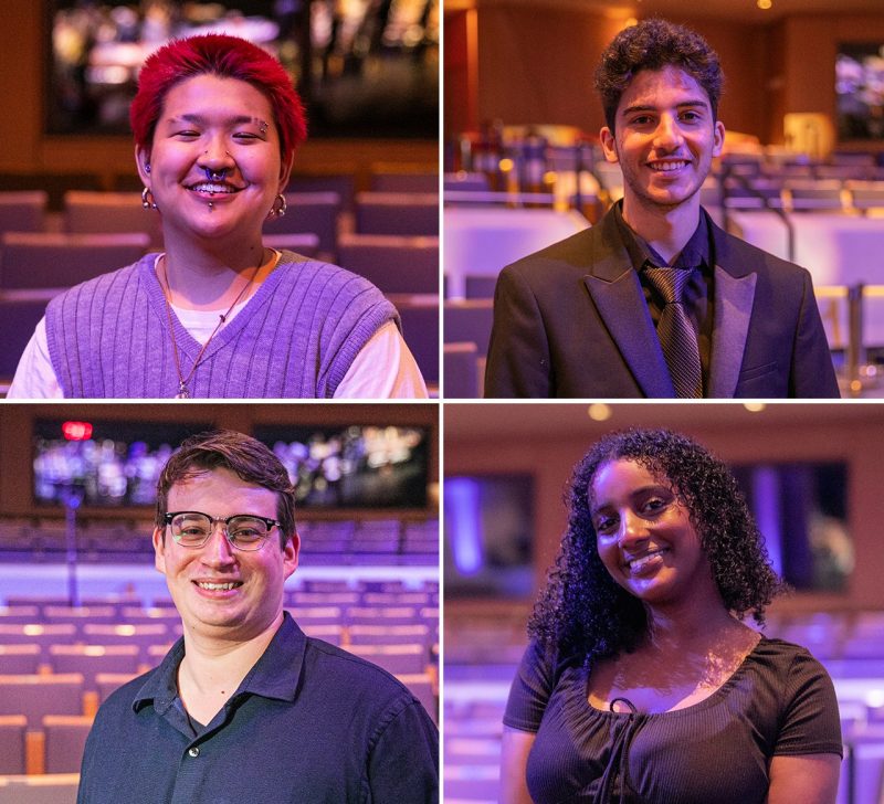 Virginia Tech Beyond Boundaries scholars Mia Adlawan, Rami Ghaith, Ruth Alemu, and Cameron Parsons.